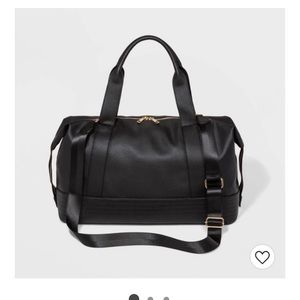 NWT black weekender bag
